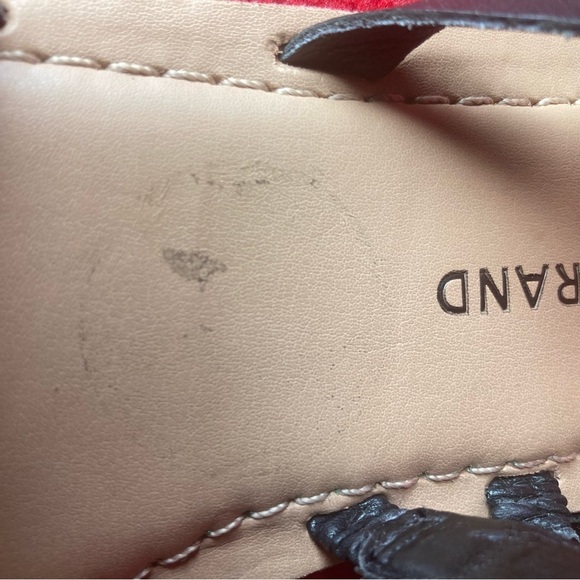 LUCKY BRAND Sz 9 Strappy Leather Buckle Closure Made in  Brazil Sandals - Picture 9 of 11